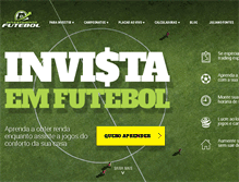 Tablet Screenshot of investimentofutebol.com